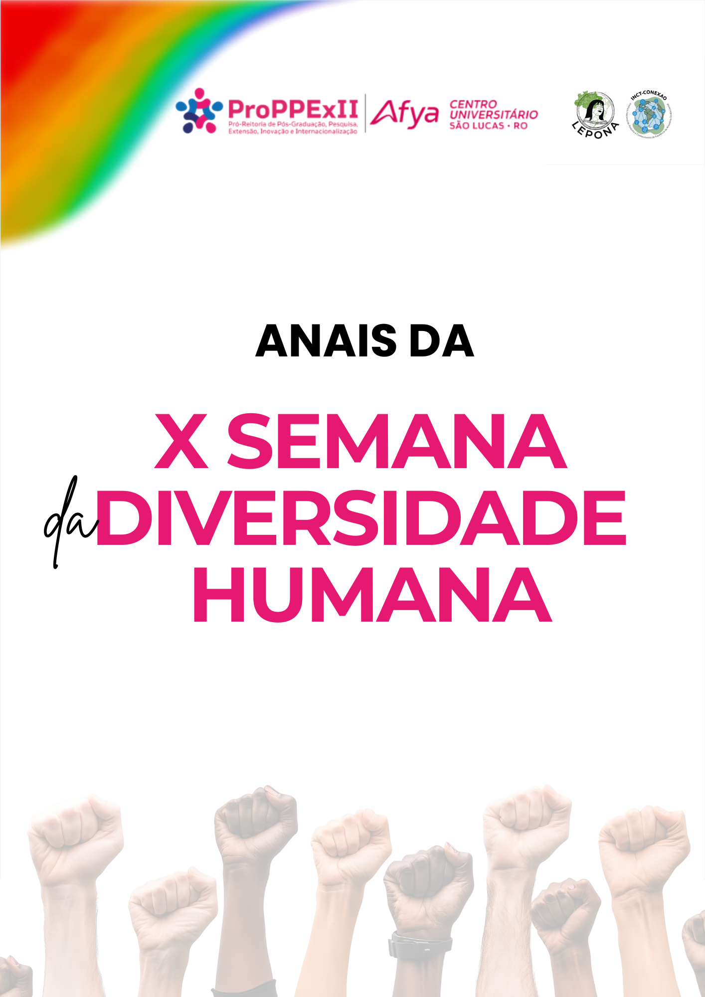 Capa oficial X semana da diversidade humana